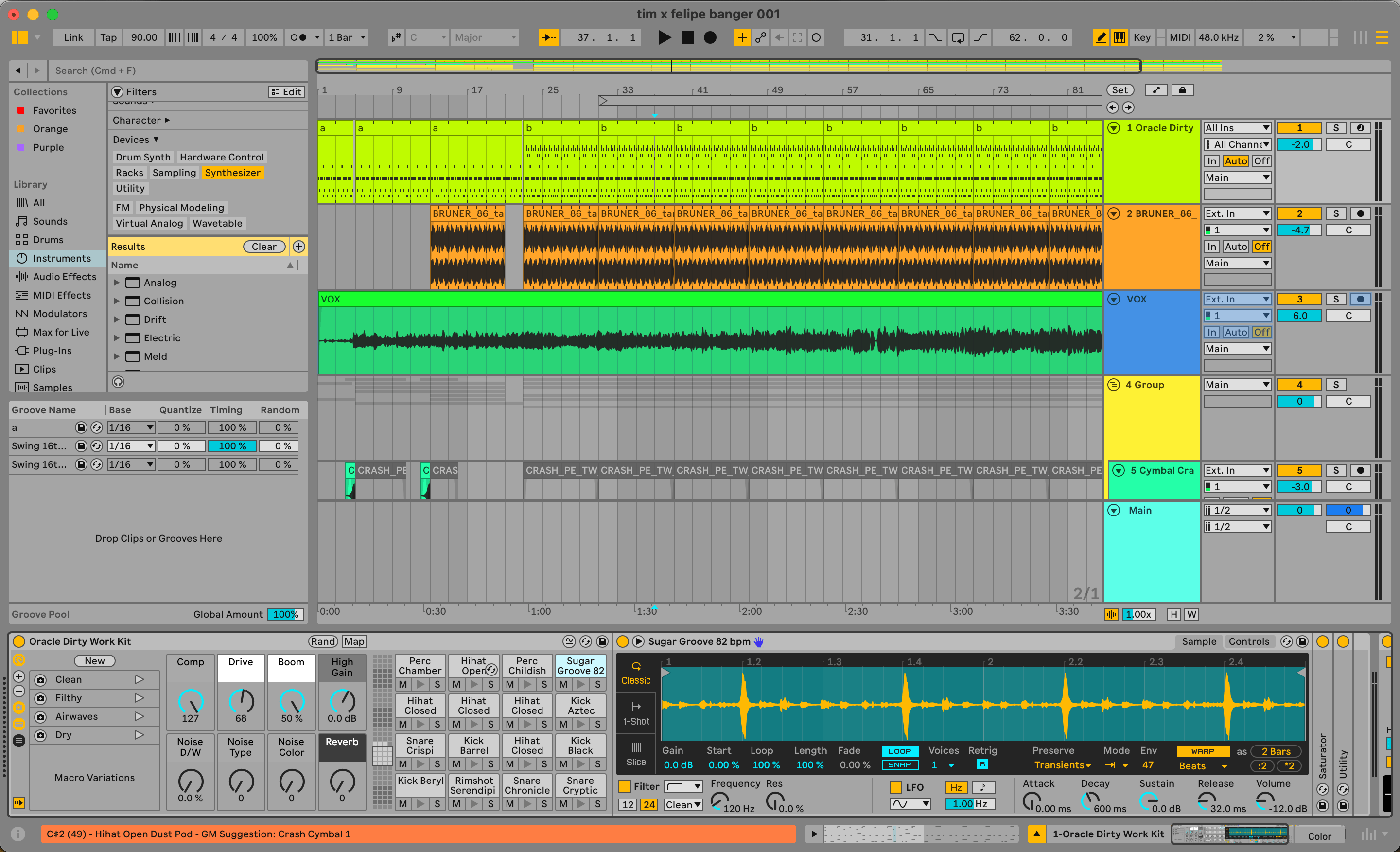 Ableton Session Background